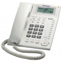 Проводной телефон Panasonic Проводной телефон Panasonic/ ЖК-дисплей, АОН, Caller ID, белый